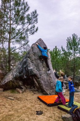 Bouldern Fontainebleau Rocher Fin