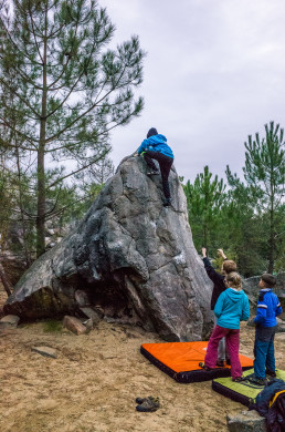 Bouldern Fontainebleau Rocher Fin