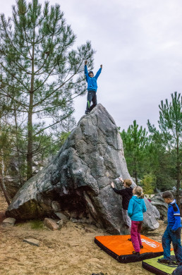 Bouldern Fontainebleau Rocher Fin