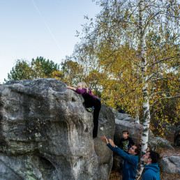 Bouldern Fontainebleau Cul de Chien