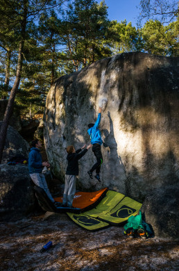 Bouldern Fontainebleau Elephant Le Cœur