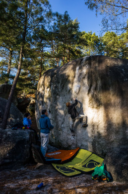 Bouldern Fontainebleau Elephant Le Cœur