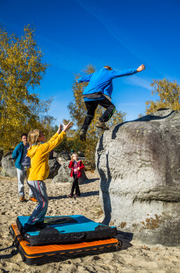 Bouldern Fontainebleau Cul de Chien