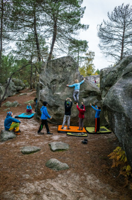 Bouldern Fontainebleau Rocher Fin