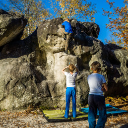 Bouldern Fontainebleau Cul de Chien