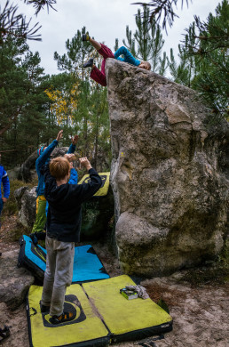 Bouldern Fontainebleau Rocher Fin