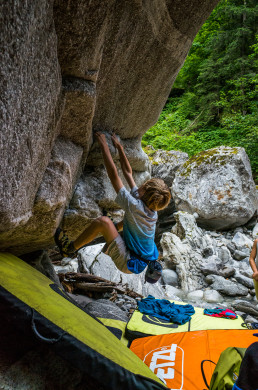 Bouldern Zillertal Zemmschlucht