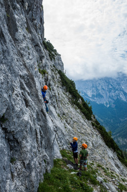 Klettern Vorderkaiserfeldenhütte Steingrubenschneid