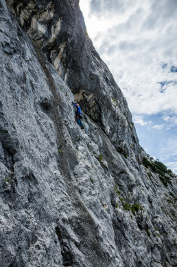 Klettern Vorderkaiserfeldenhütte Steingrubenschneid