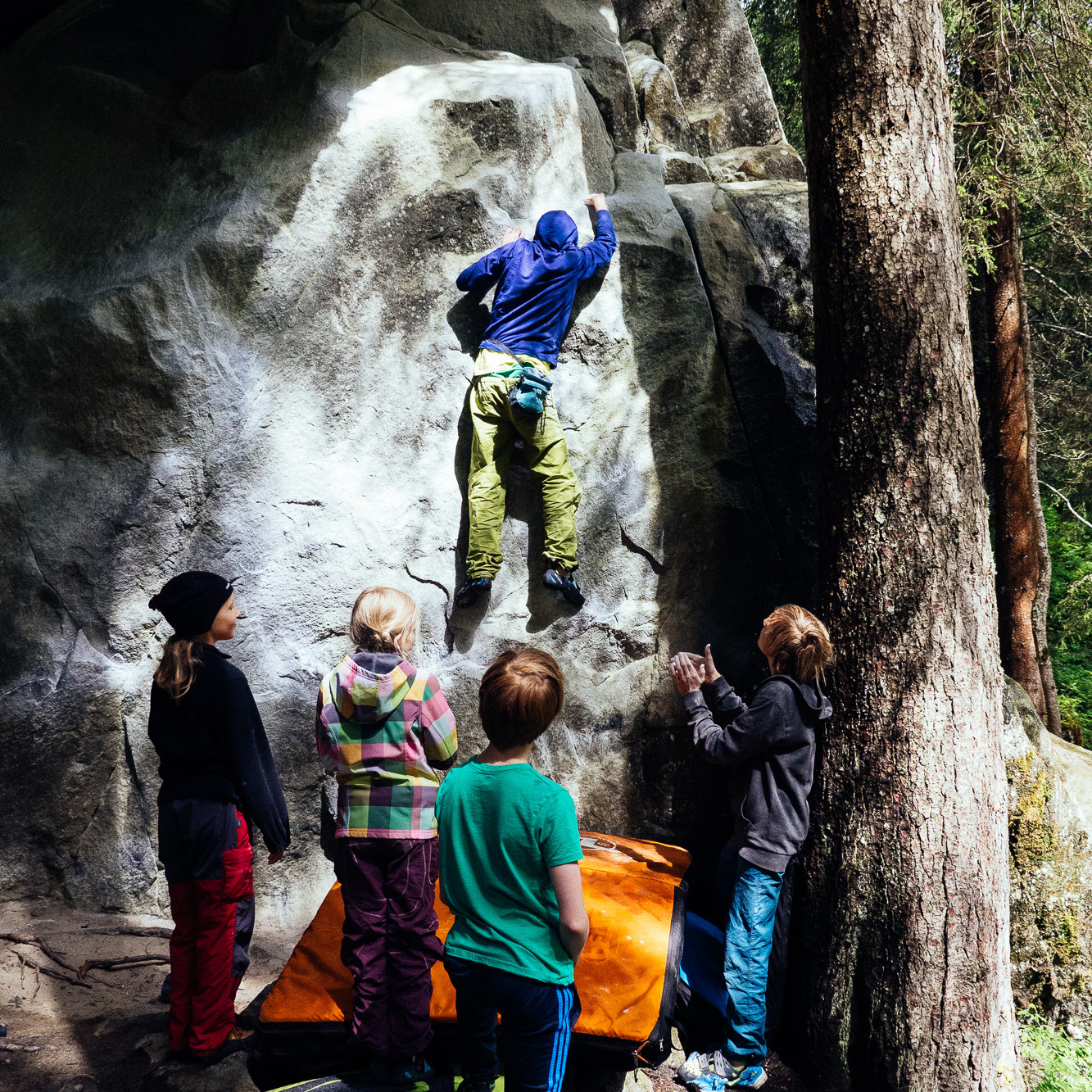 Bouldern im Magic Wood
