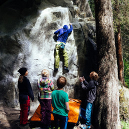 Bouldern im Magic Wood