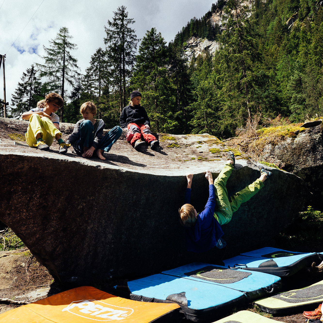 Bouldern im Magic Wood