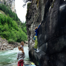 Bouldern im Magic Wood