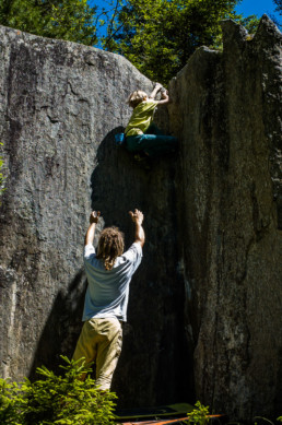 Bouldern im Sundergrund Soon Forgotten