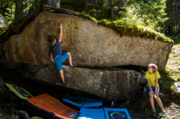 Bouldern im Sundergrund Gartenzwerg