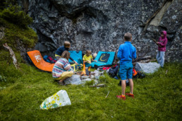 Bouldern im Sundergrund Biwak