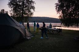 Camping Sonnenuntergang