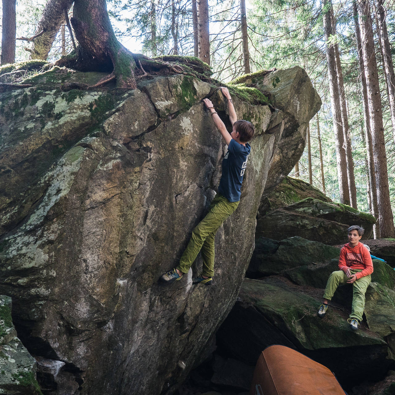 Bouldern Ginzling Scharfes Loch