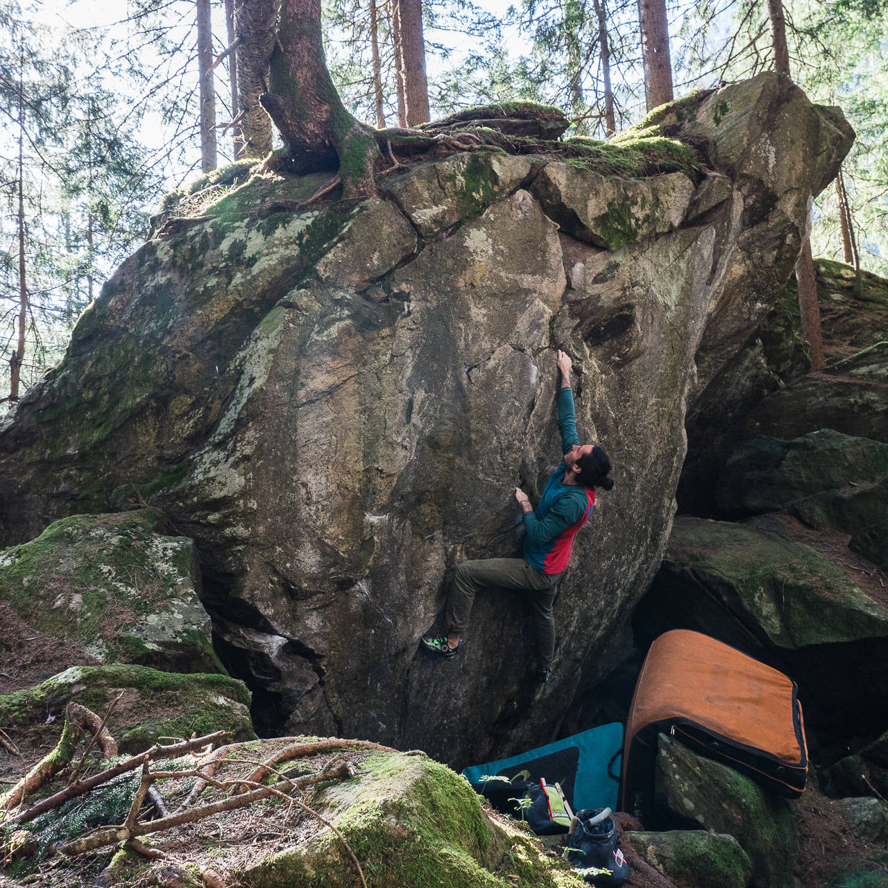 Bouldern Ginzling Scharfes Loch