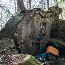 Bouldern Ginzling Scharfes Loch