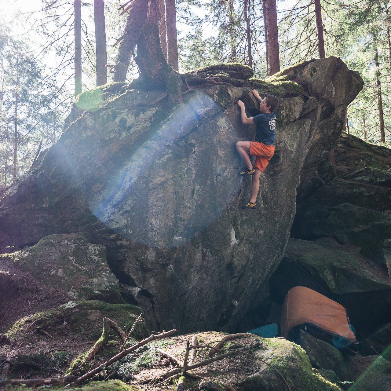 Bouldern Ginzling Scharfes Loch