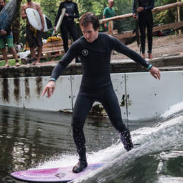 Surfen München Floßlände