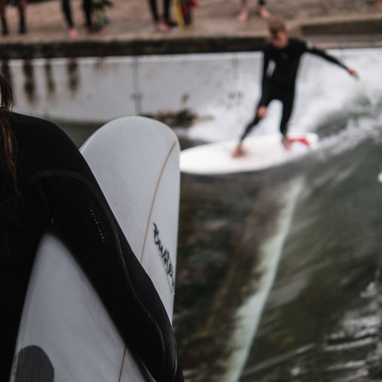 Surfen München Floßlände