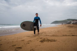 Surfing Zarautz