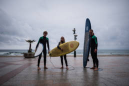 Surfing Zarautz