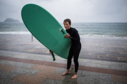 Surfing Zarautz