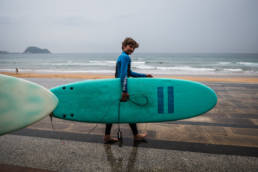 Surfing Zarautz