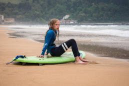 Surfing Zarautz