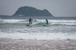 Surfing Zarautz