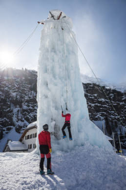 Eisklettern Sonnblickbasis