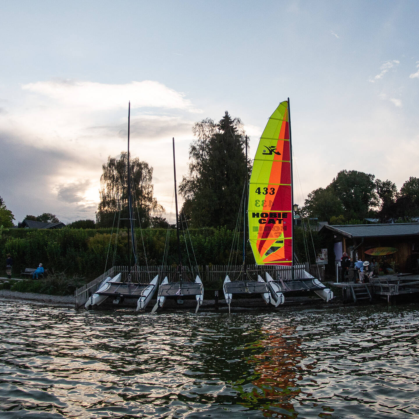 Katamaran Segeln Nordbad Tutzing