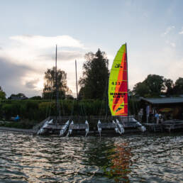 Katamaran Segeln Nordbad Tutzing