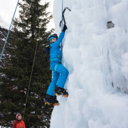 Eisklettern Sonnblickbasis Hohe Tauern Kolm-Saigurn