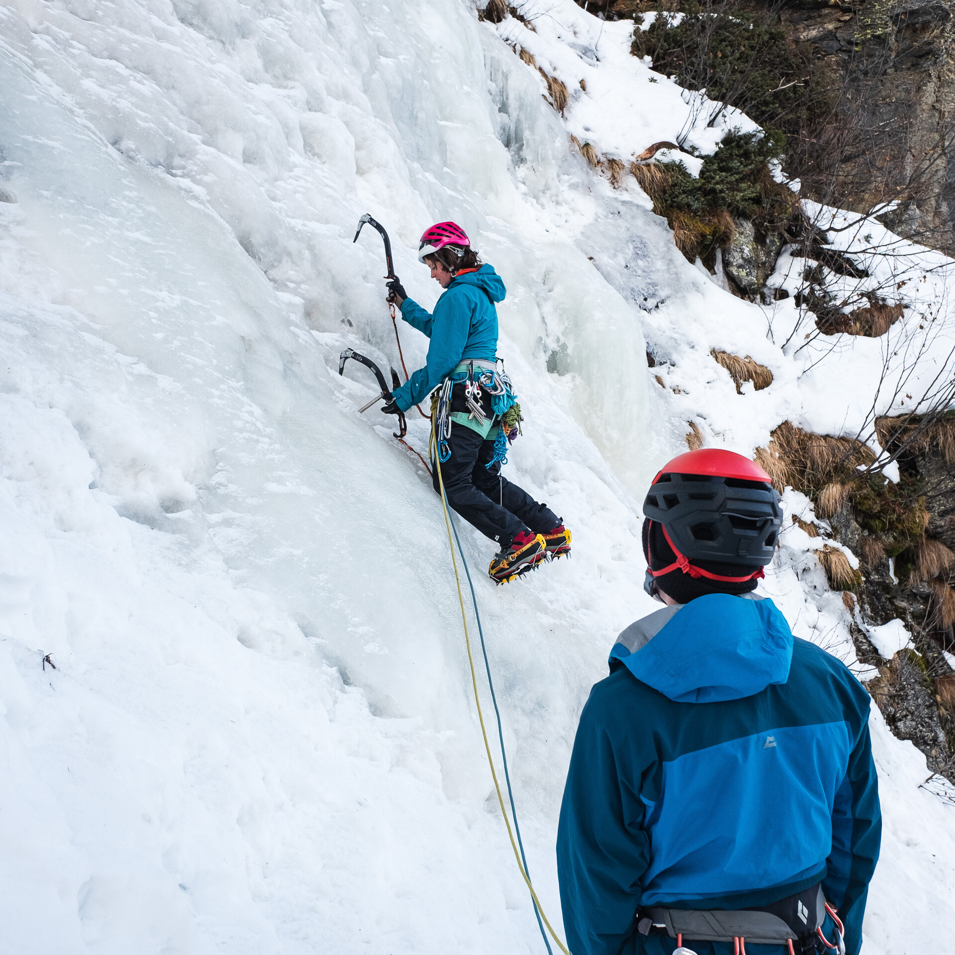 Eisklettern Sonnblickbasis Hohe Tauern Kolm-Saigurn