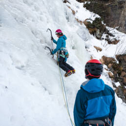 Eisklettern Sonnblickbasis Hohe Tauern Kolm-Saigurn