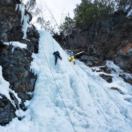 Eisklettern Sonnblickbasis Hohe Tauern Kolm-Saigurn