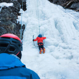 Eisklettern Sonnblickbasis Hohe Tauern Kolm-Saigurn