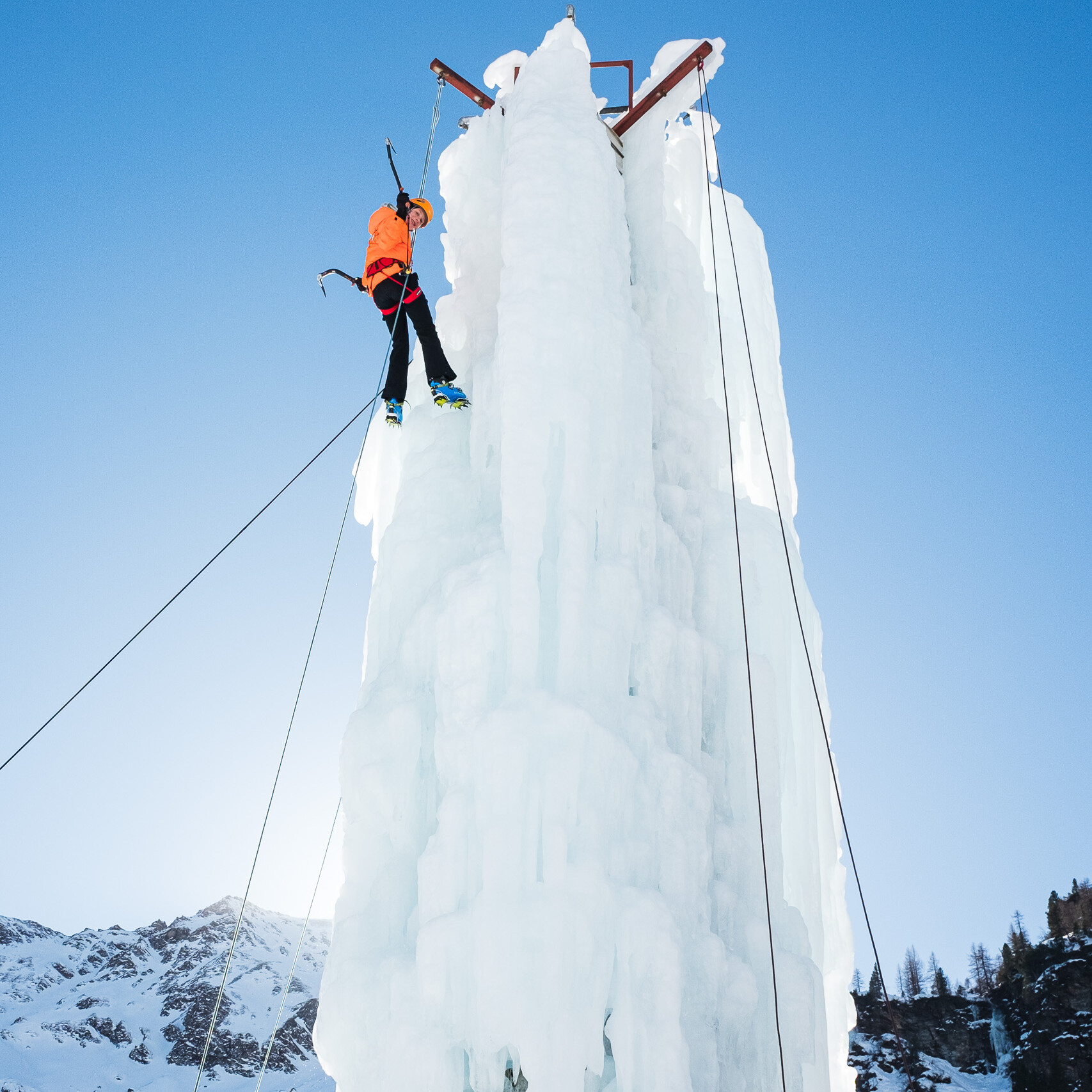 Eisklettern Sonnblickbasis Hohe Tauern Kolm-Saigurn