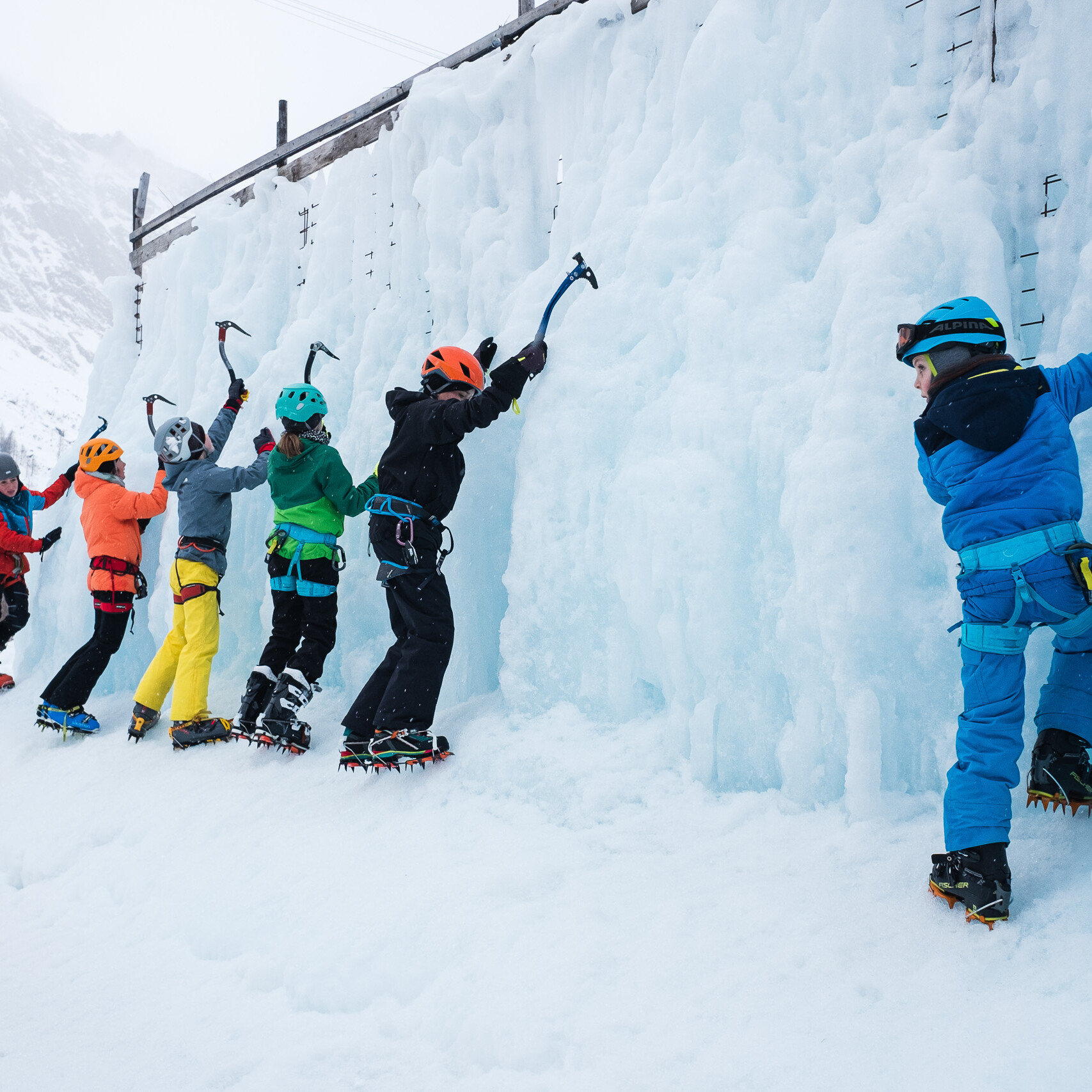 Eisklettern Sonnblickbasis Hohe Tauern Kolm-Saigurn