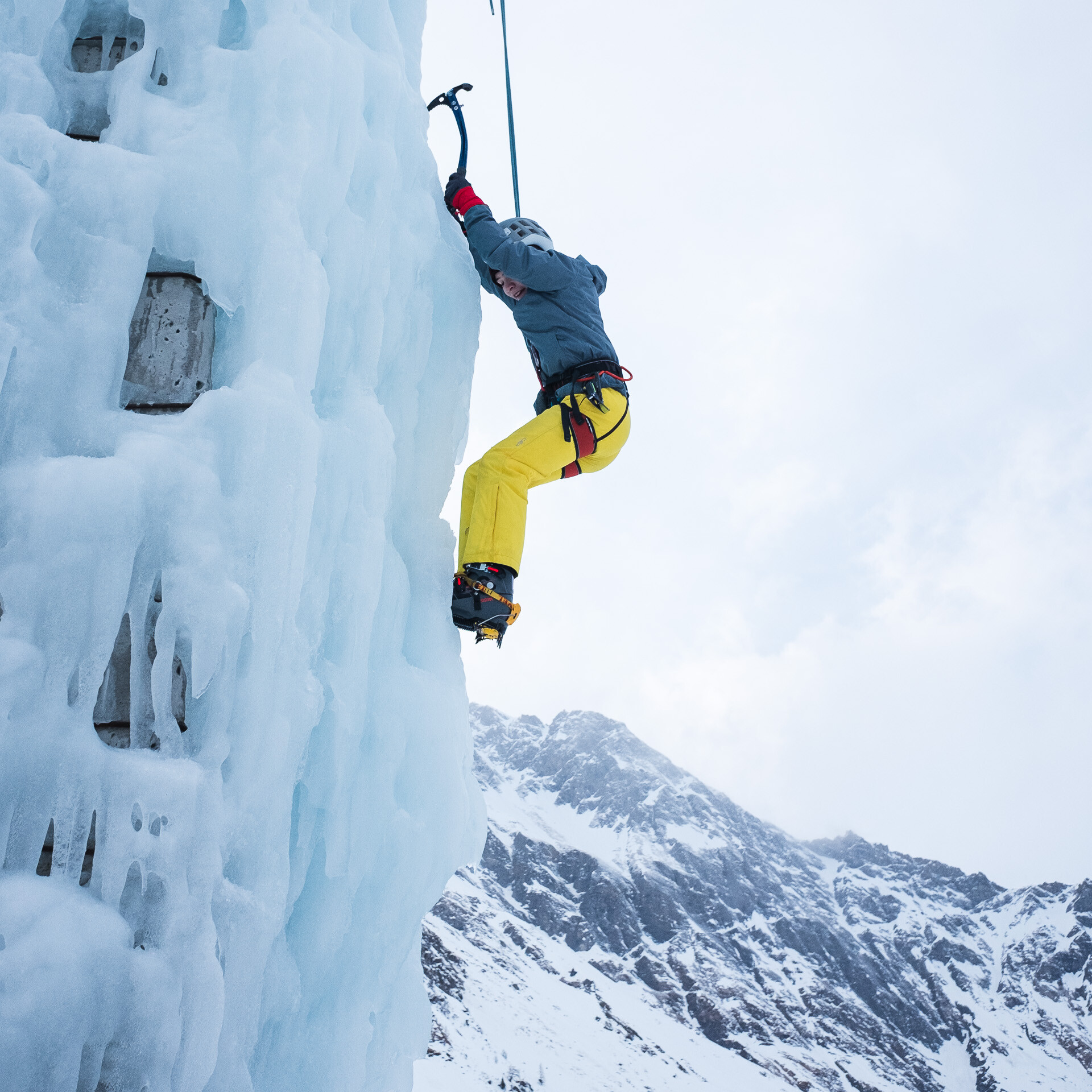 Eisklettern Sonnblickbasis Hohe Tauern Kolm-Saigurn