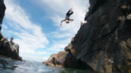 Tiree Cliff Jumping