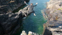 Tiree Cliff Jumping