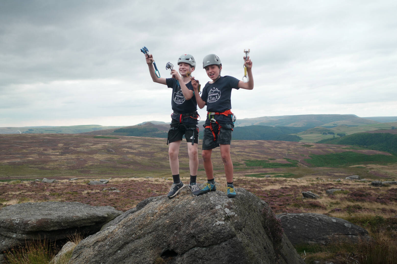 Tradklettern Stanage Edge Peak District