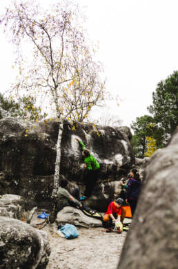 Bouldering Fontainebleau