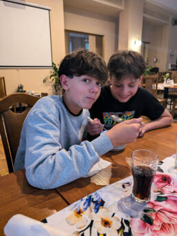 Abendessen in Nova Huta
